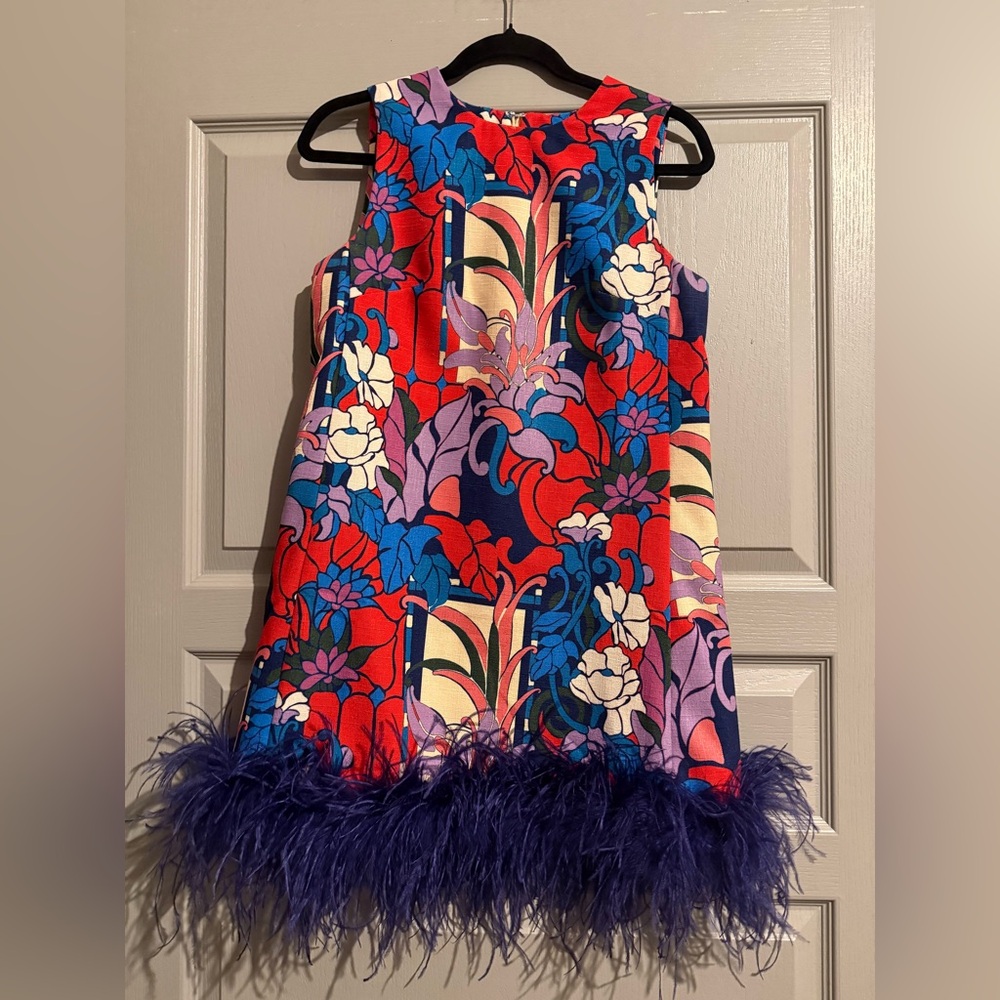 Tuckernuck Large NWOT Climbing Cosmos Sleeveless Mod Ellie Dress - Picture 5 of 6